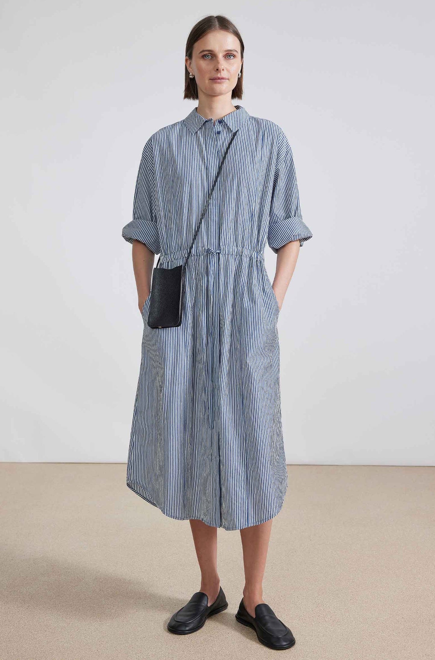 Molto Shirt Dress, Stripe