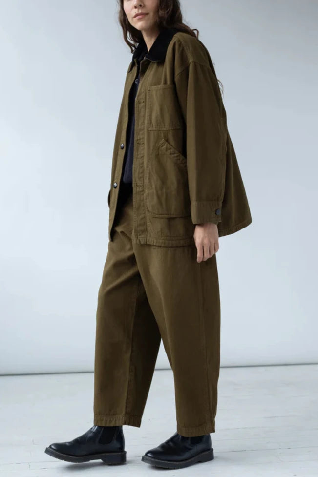 Painter Coat, Dark Olive