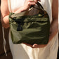 Nylon Crossbody Bag, Olive/Coyote