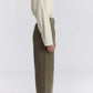 Straight Trousers, Dark Olive