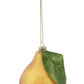 Glass Pear Ornament