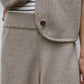 Cotton Knitted Pants, Taupe