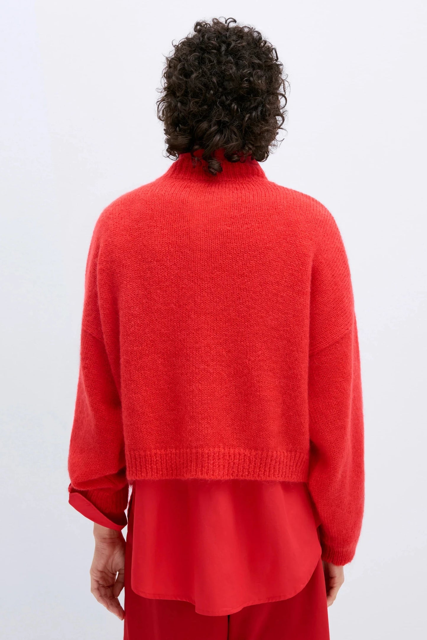 Mohair Sweater, Red