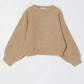 Balloon Sleeve Sweater, Sand