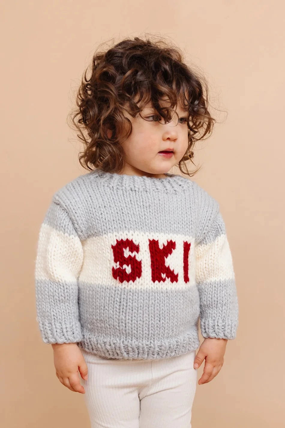 Kid's Ski Sweater,  Bowie Grey