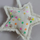 Neon Confetti Star Ornament