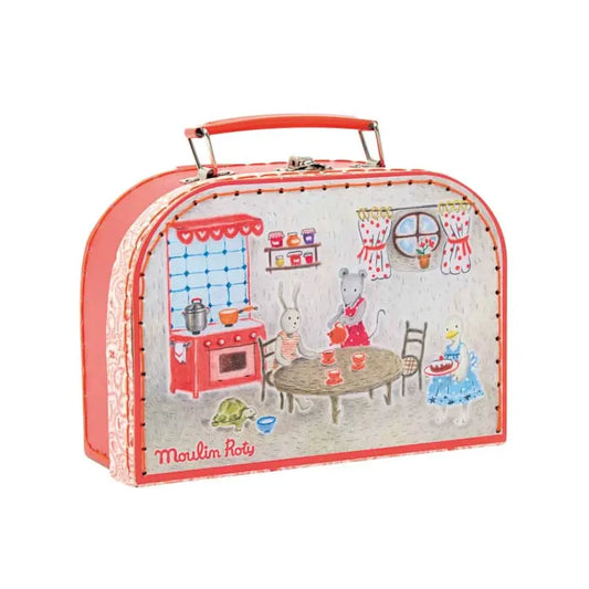 Suitcase Tea Party Ceramic Set- The Big Family