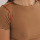 Vein Tee Shirt, Alamillo Brown