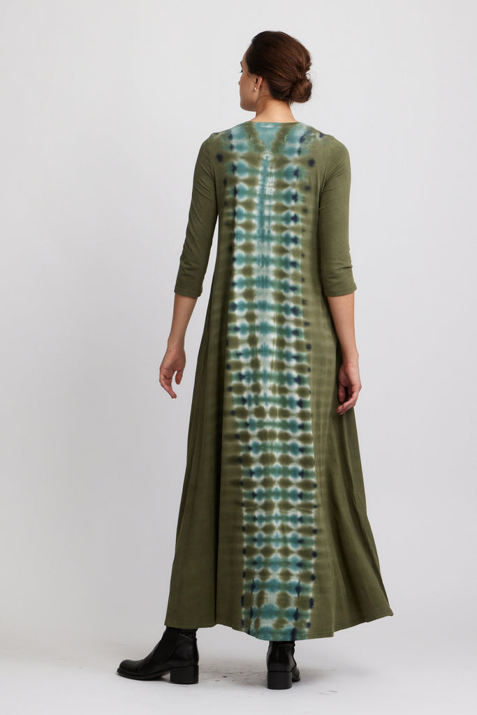 Drama Maxi Dress, Green/Moss