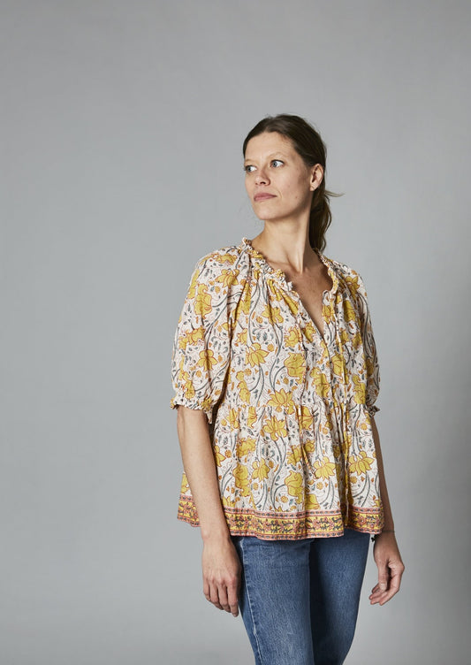 Graziana Top, Orchid Yellow