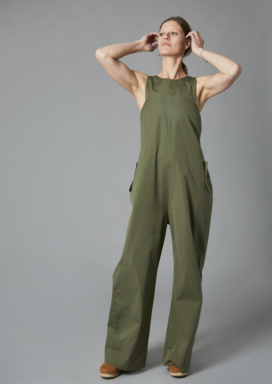 Architectural Cut Jumpsuit, Rocky Moss