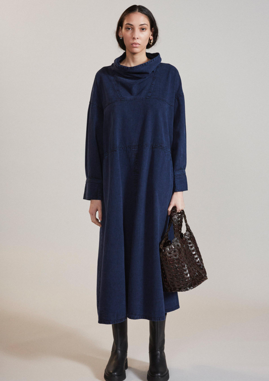 Felton Dress, Navy