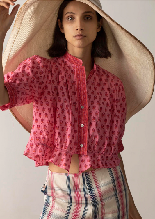 Rhiannon Blouse, Pink