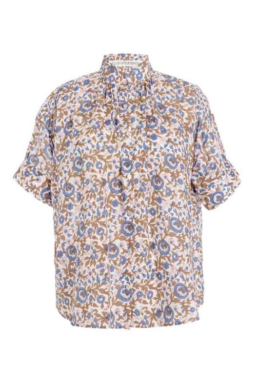 Kitsey Shirt, Hydrangea