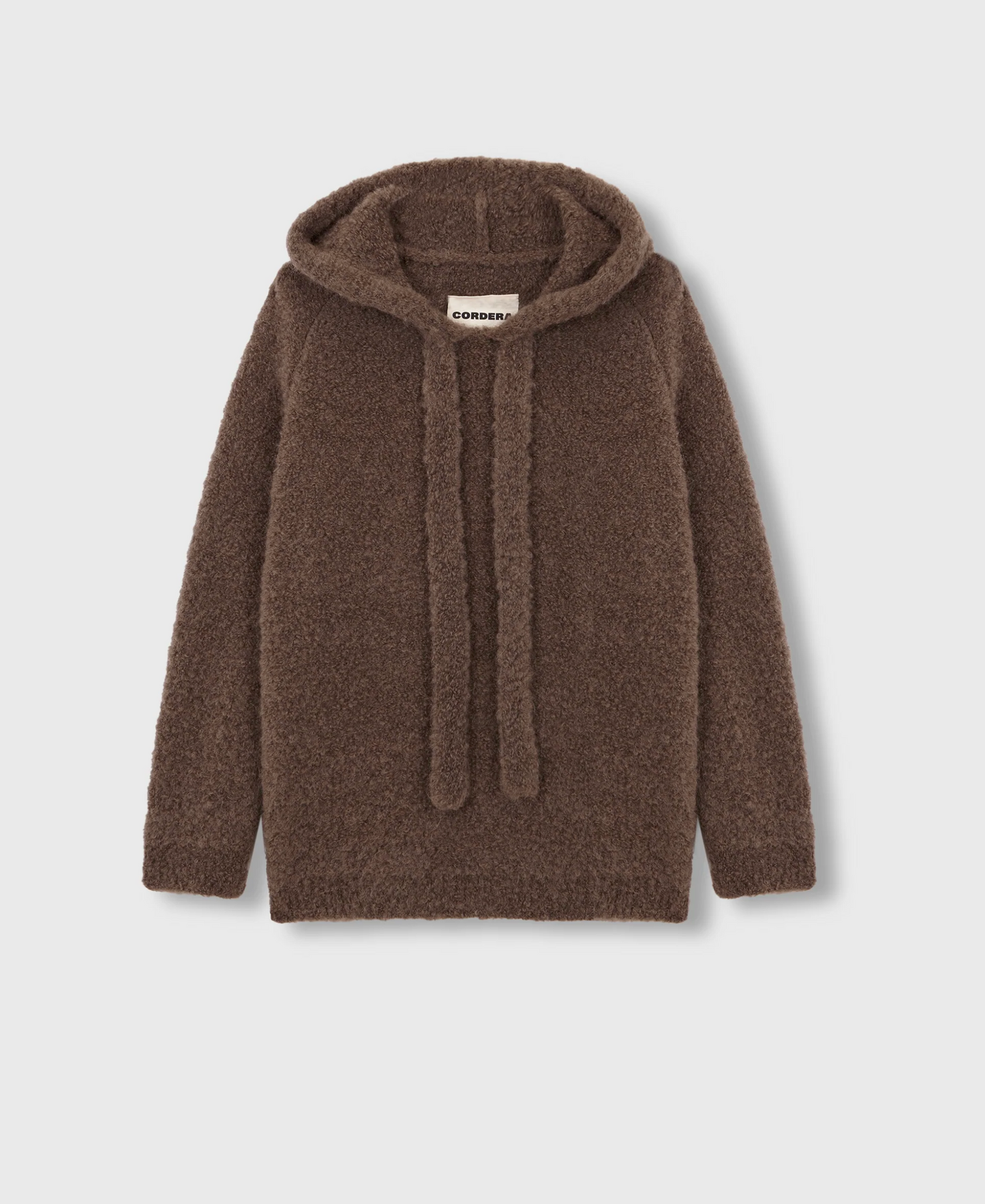 Boucle Hoodie Sweater, Vetiver