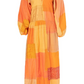 Celeste Mango Sari Dress, Orange Mango