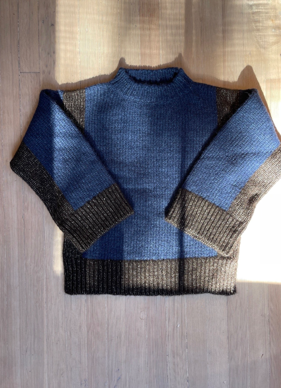 Together Sweater, Navy/Charcoal