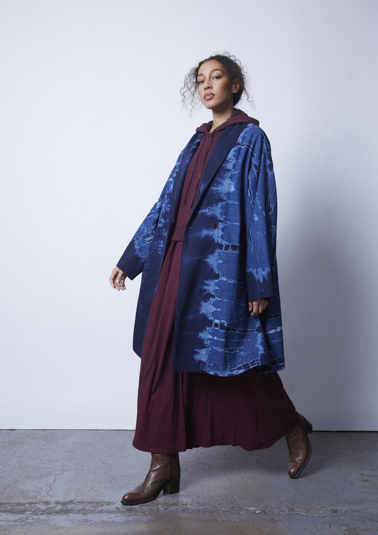 Swing Coat, Navy Storm