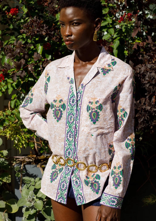 Patti Lavender Fields Shirt, Purple Lavender